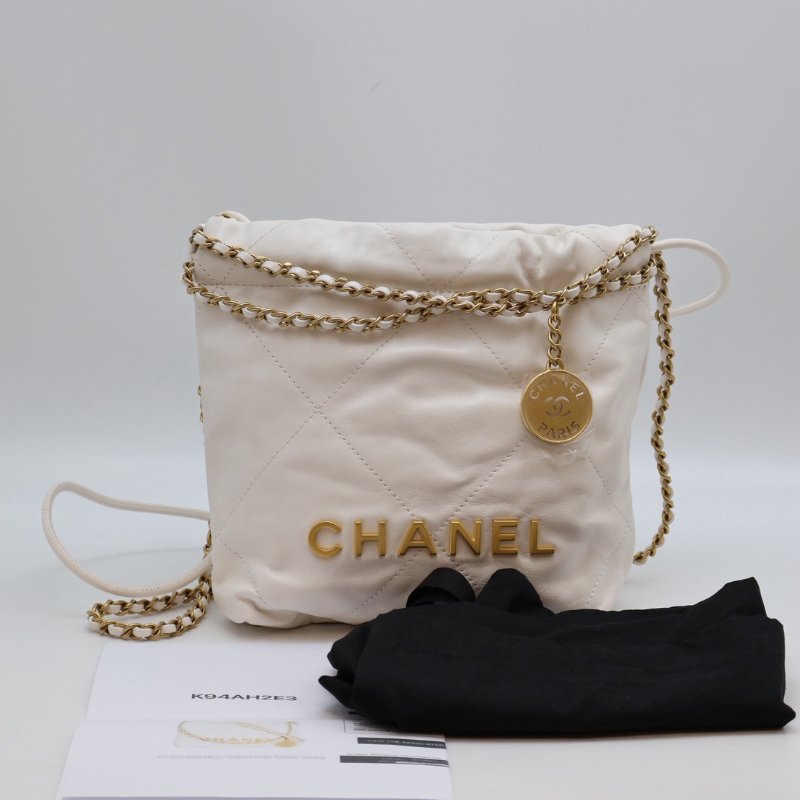 CHANEL 22 Mini bag - 白金-9