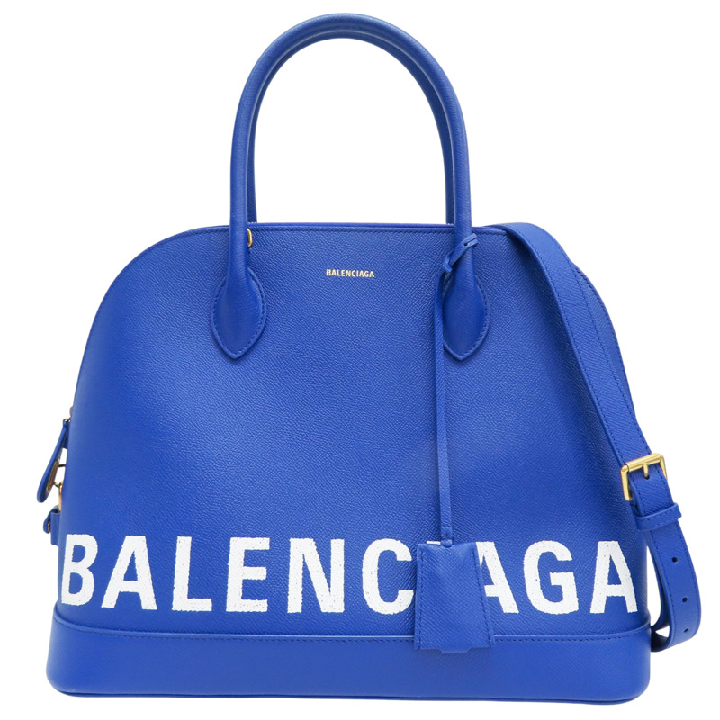 藍色 牛皮 Ville Top Handle 兩用包【BALENCIAGA 巴黎世家】 518873-0