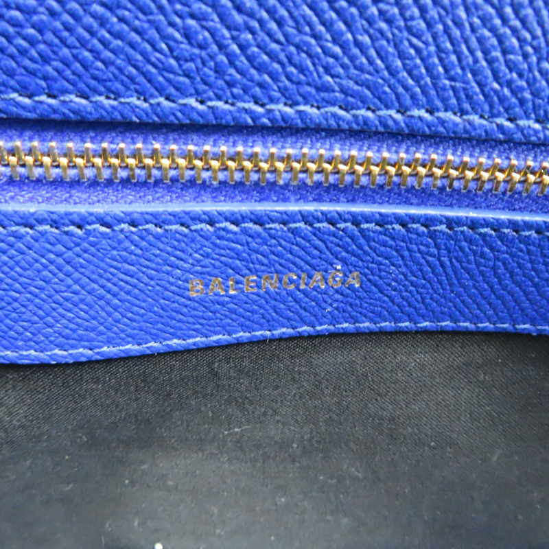 藍色 牛皮 Ville Top Handle 兩用包【BALENCIAGA 巴黎世家】 518873-7