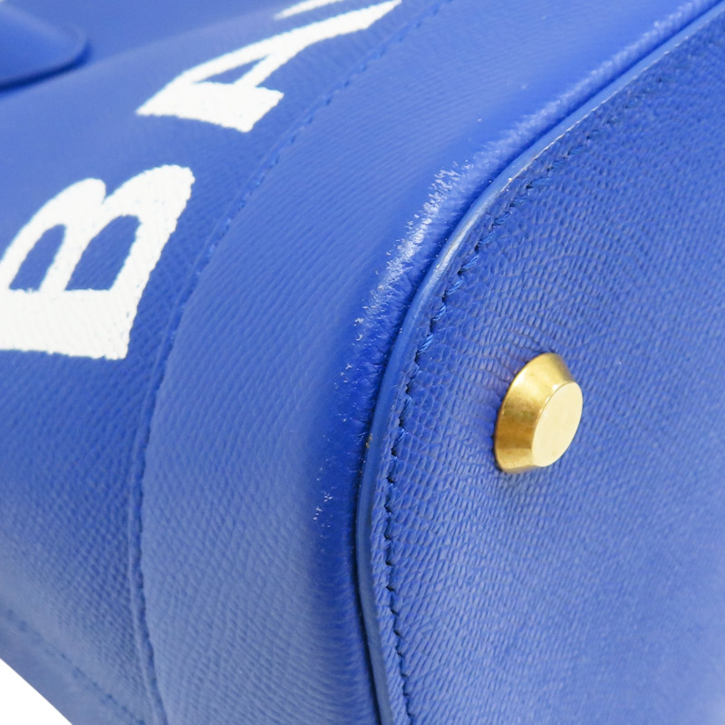 藍色 牛皮 Ville Top Handle 兩用包【BALENCIAGA 巴黎世家】 518873-13