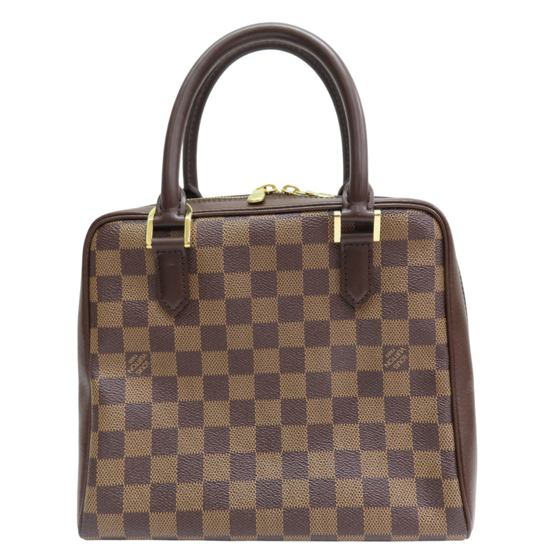 棕色 棋盤格帆布 Brera 手提包【LOUIS VUITTON LV 路易威登】 N51150-1