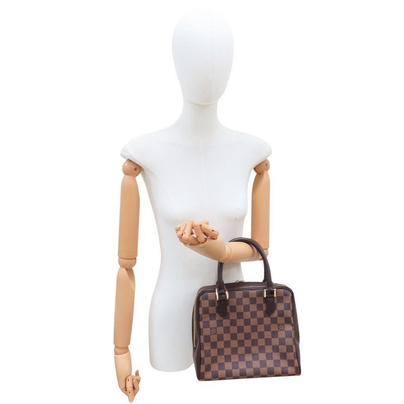 棕色 棋盤格帆布 Brera 手提包【LOUIS VUITTON LV 路易威登】 N51150-8