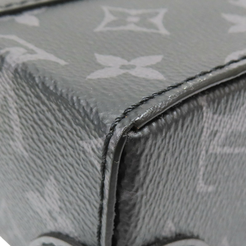 黑色 原花Eclipse帆布 Trunk Messenger 肩背包【LOUIS VUITTON LV 路易威登】 M45727-13