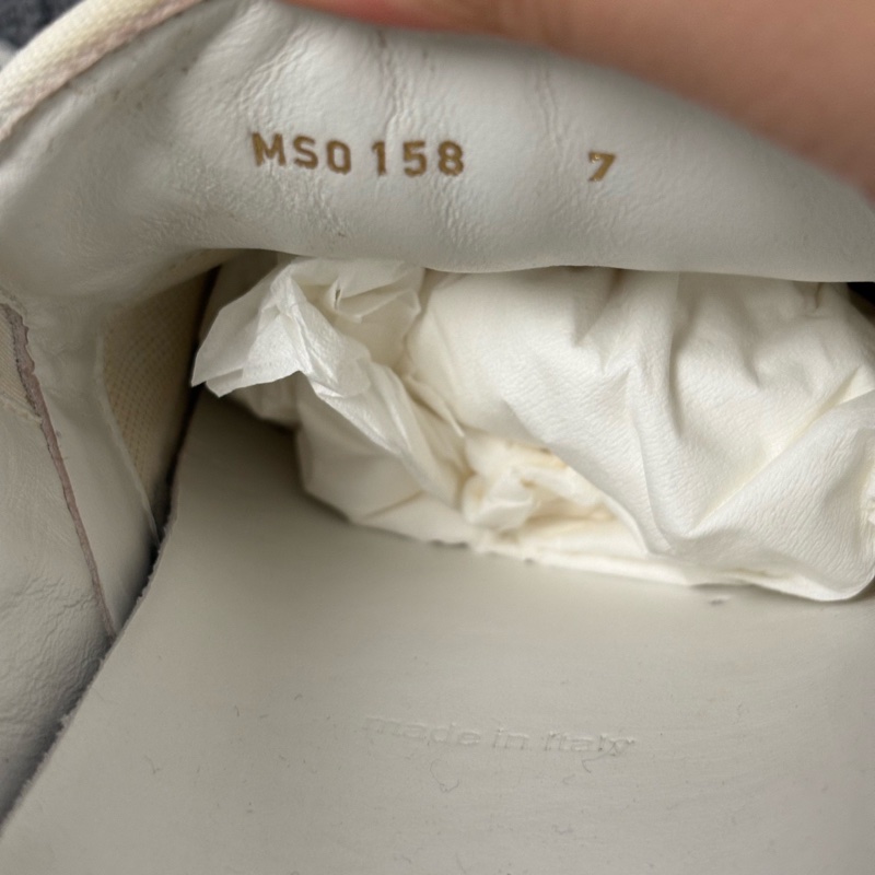 99新LV 路易威登 藏青色條紋一腳蹬板鞋41碼  無附件一-6