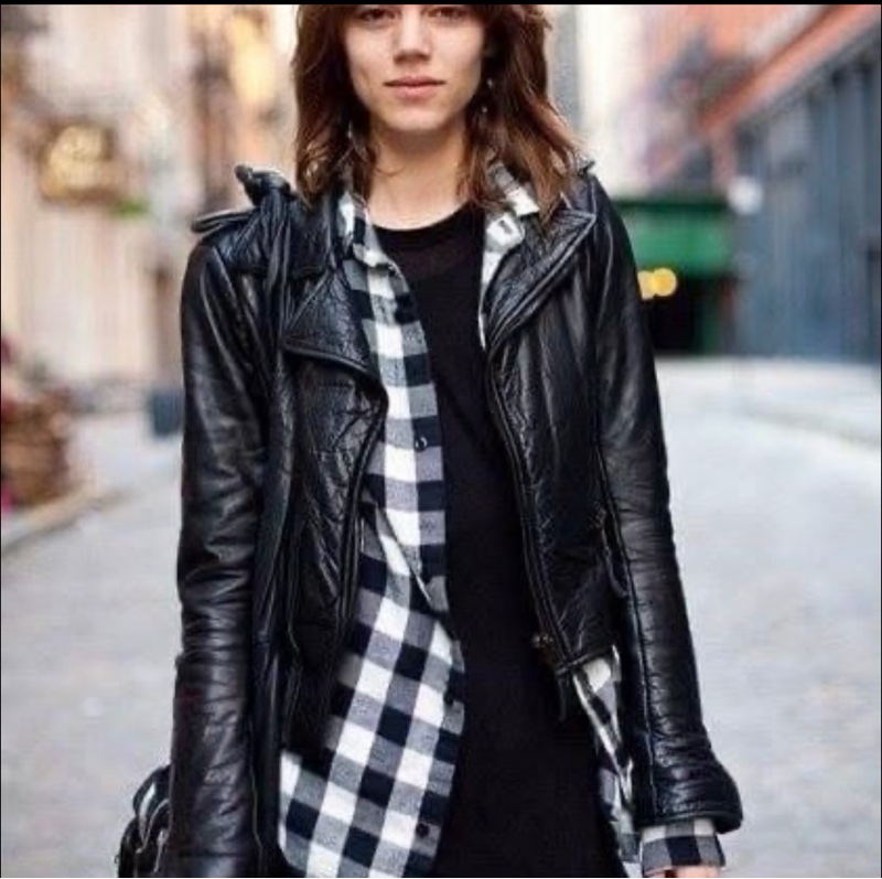 balenciaga 巴黎世家 黑色 羊羔皮 皮衣外套 皮外套夾 克-1