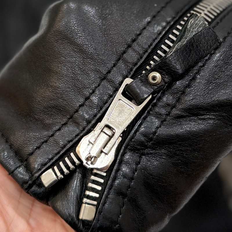 balenciaga 巴黎世家 黑色 羊羔皮 皮衣外套 皮外套夾 克-27