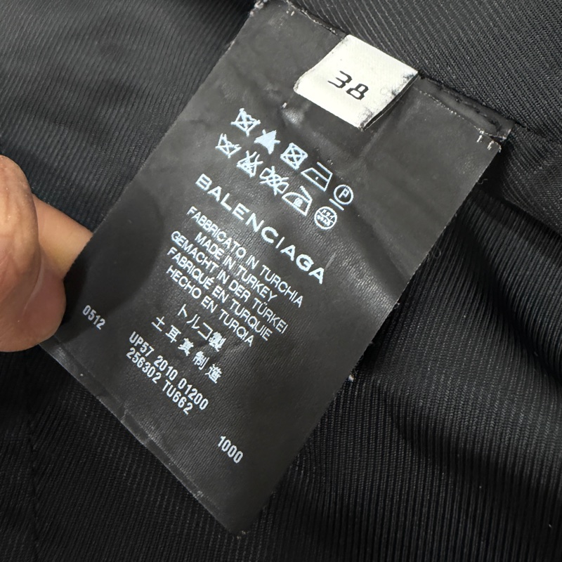 balenciaga 巴黎世家 黑色 羊羔皮 皮衣外套 皮外套夾 克-28