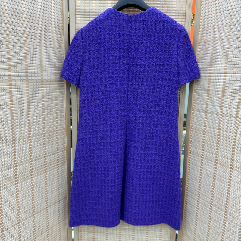 Valentino 華倫天奴 紫色編織洋裝 42碼-1