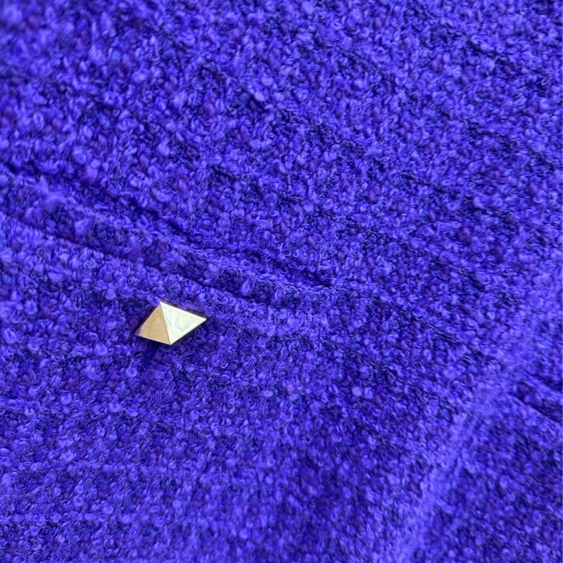 Valentino 華倫天奴 紫色編織洋裝 42碼-2