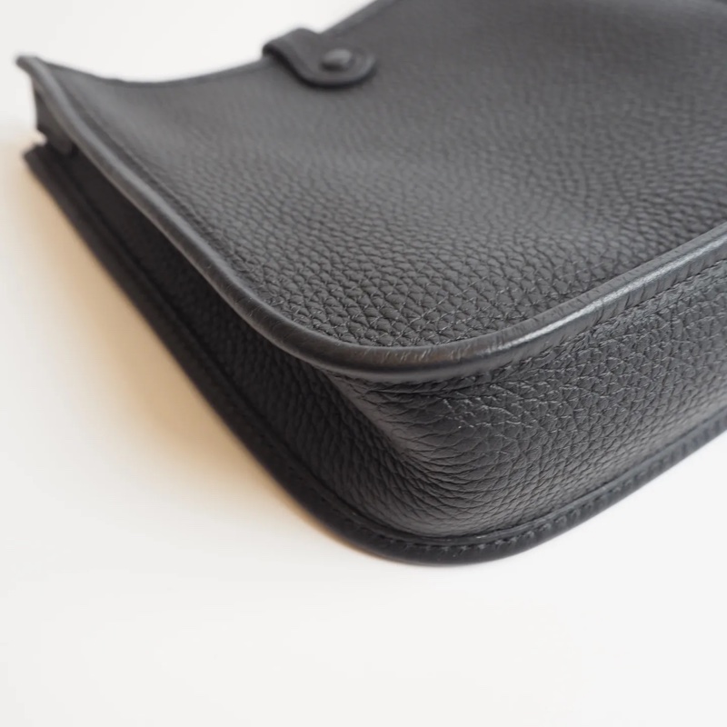 Hermès mini evelyne黑金-13