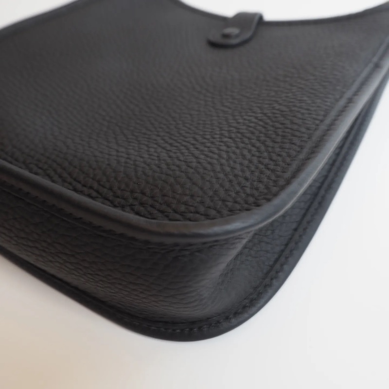 Hermès mini evelyne黑金-14