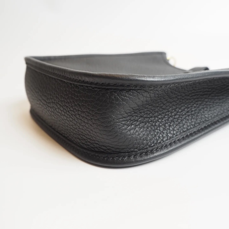 Hermès mini evelyne黑金-16