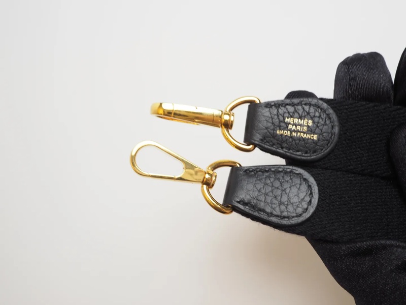 Hermès mini evelyne黑金-19