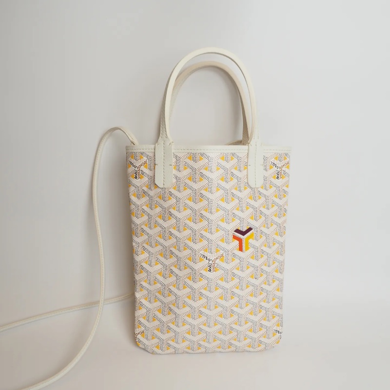 GOYARD白色限定直豎tote-5