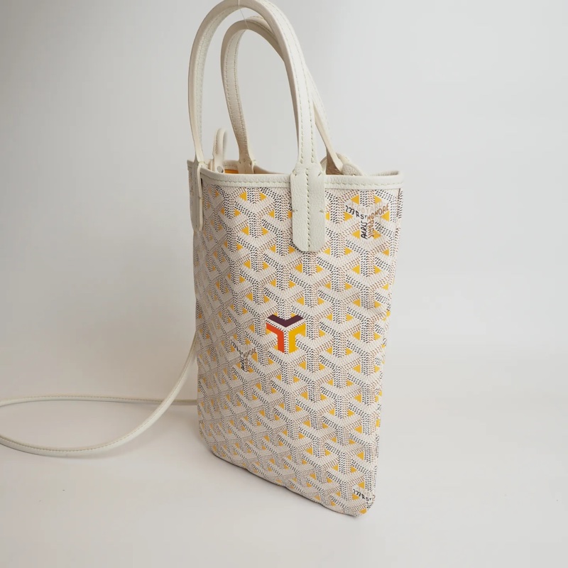 GOYARD白色限定直豎tote-6