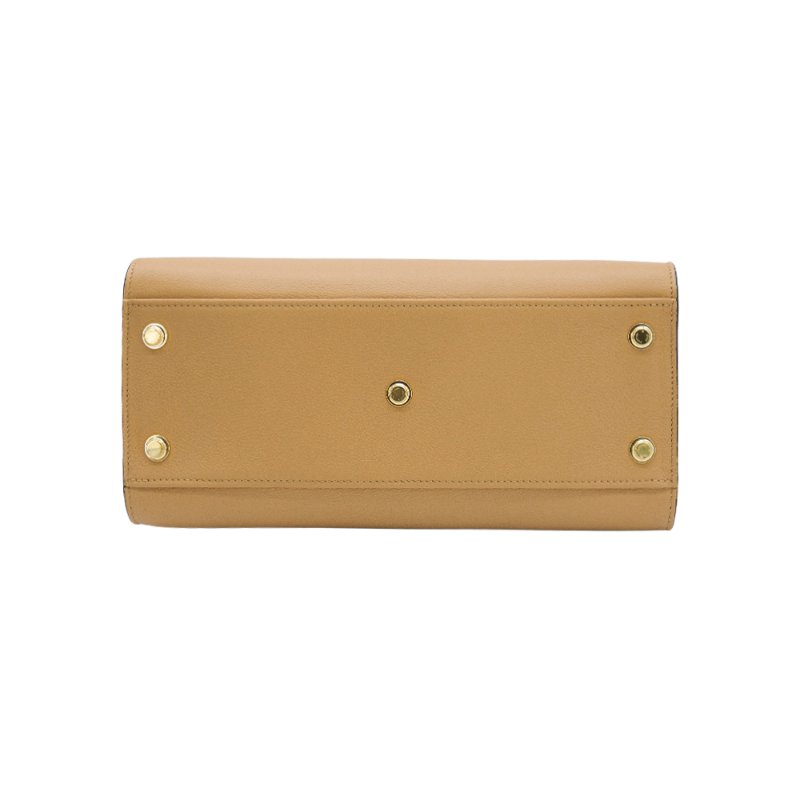 Louis Vuitton On My Side GM 打孔小牛皮轉釦二用包(M22226-霞光橙)-3