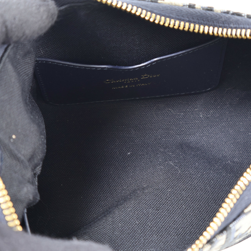 Dior 帆布30 Montaigne Hobo Mini金扣肩背袋-4