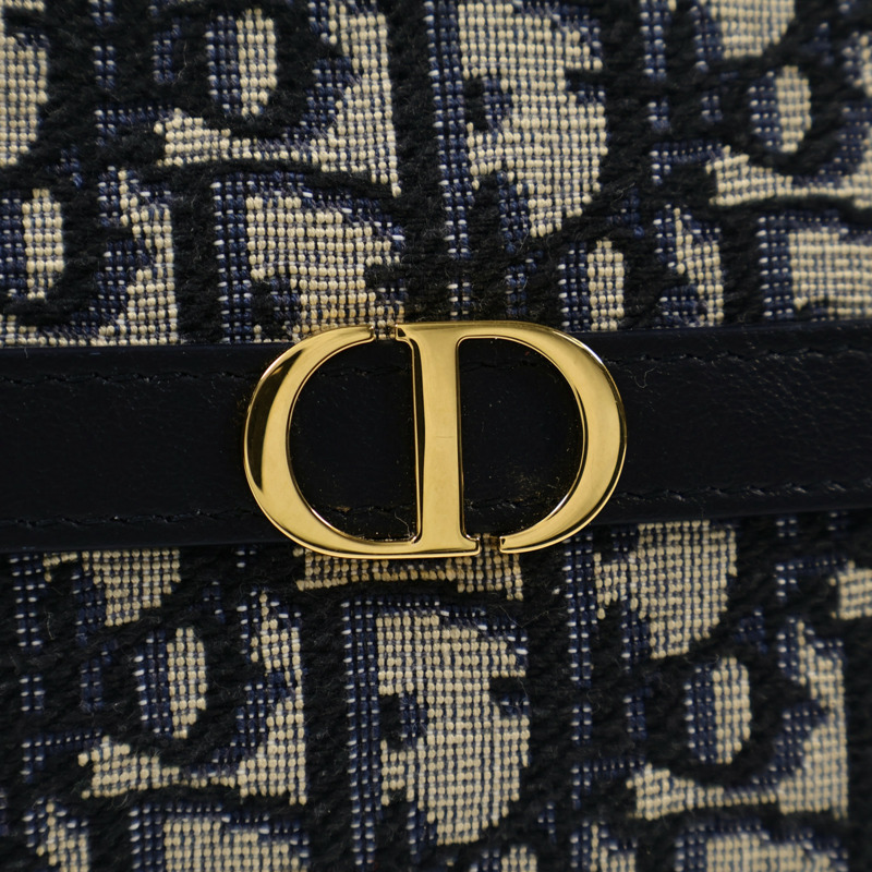 Dior 帆布30 Montaigne Hobo Mini金扣肩背袋-7