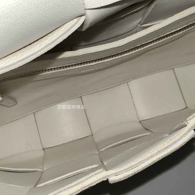 BOTTEGA VENETA 編織肩背包/斜背包 (白色)🤍-11