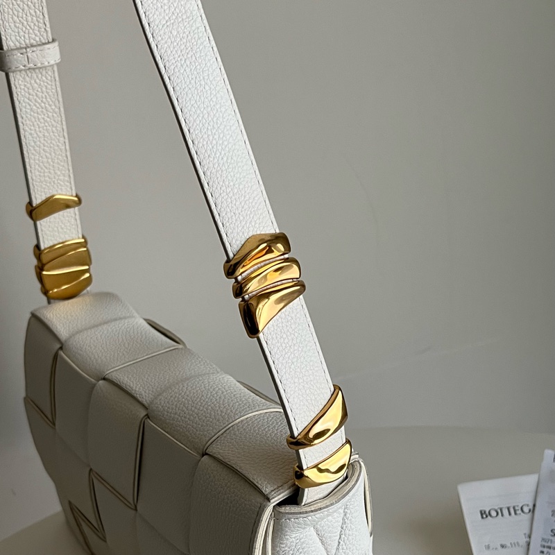 BOTTEGA VENETA 編織肩背包/斜背包 (白色)🤍-23