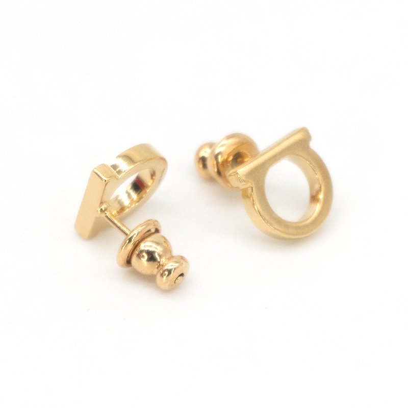 Ferragamo Gancini 針式耳環(696432-金)-2