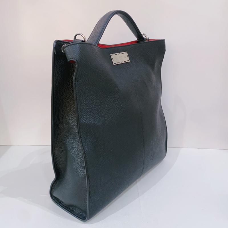 99新fendi芬迪男士公文包手提單肩斜挎包尺寸41 x 40 x 17.5-1