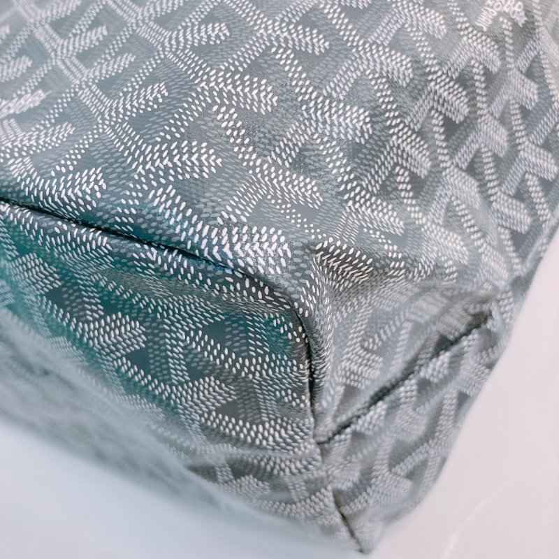 MS0494 Goyard 戈雅 餃子袋 帆布 跣水 灰色 銀扣 Saint Louis Tote Bag PM Canvas Grey x PHW-8