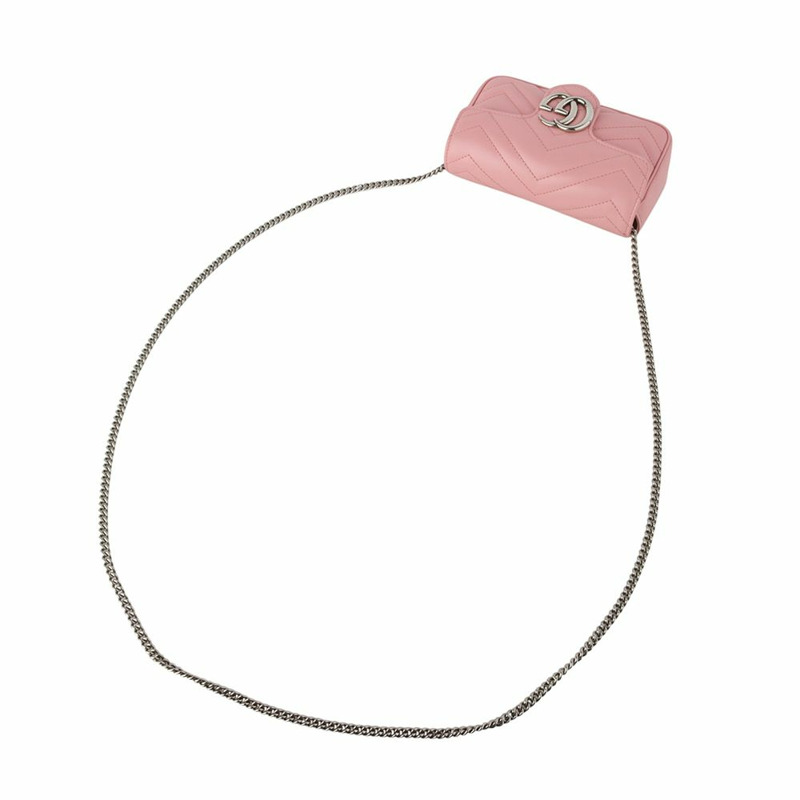 【包稅】GUCCI GG Marmont 馬特拉塞凸紋超迷你斜背包 476433-3