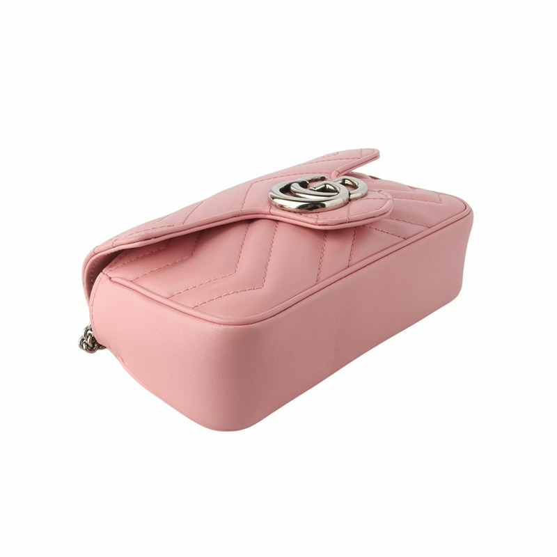 【包稅】GUCCI GG Marmont 馬特拉塞凸紋超迷你斜背包 476433-4