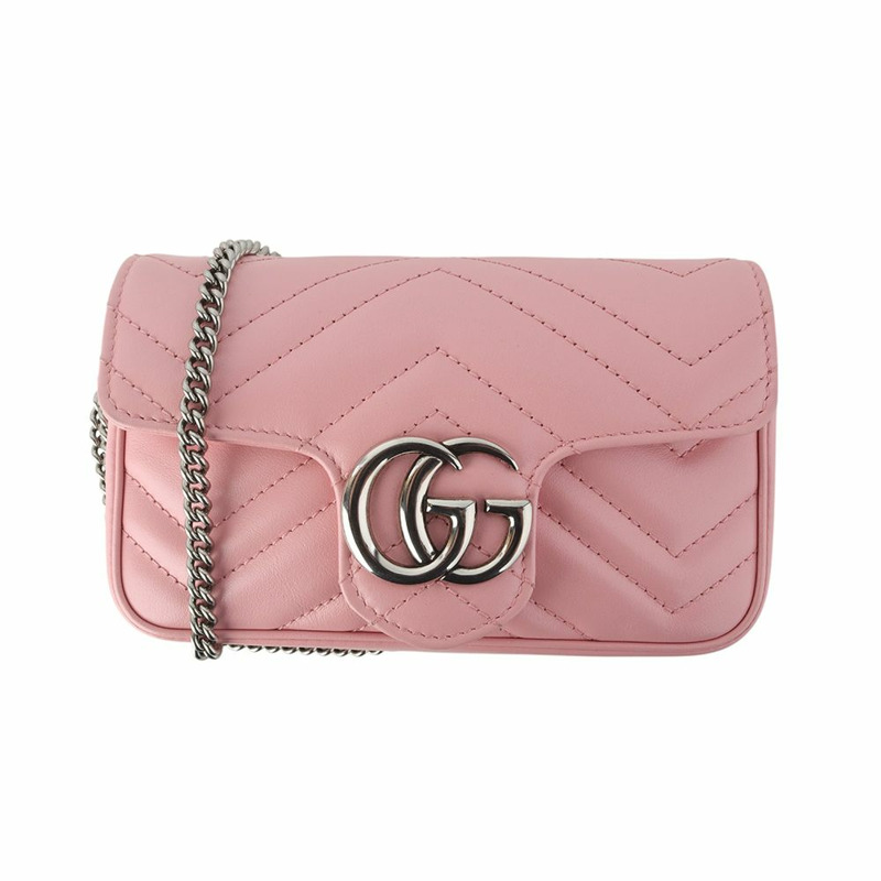 【包稅】GUCCI GG Marmont 馬特拉塞凸紋超迷你斜背包 476433-7