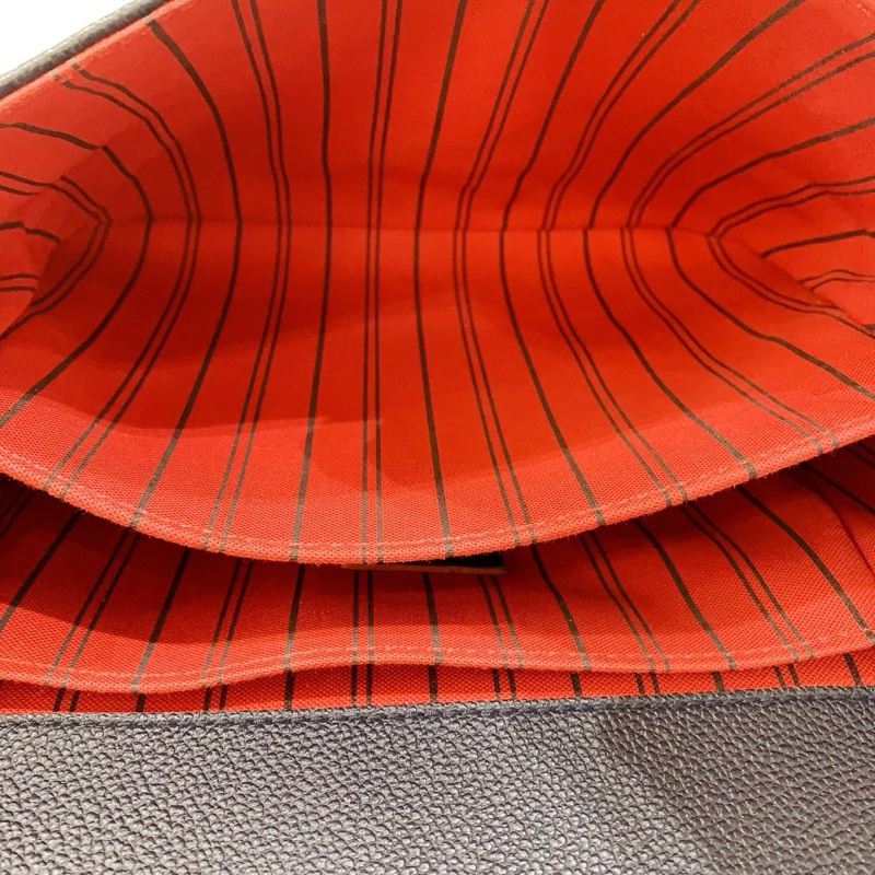 98新LV/路易威登  藍色牛皮壓紋郵差包尺寸24*18*7.5，有塵袋一-5