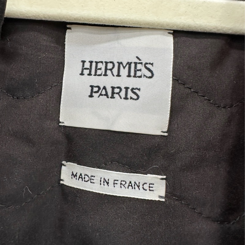 Hermes 愛馬仕 羊駝毛連帽短外套 34碼 全新吊牌-4