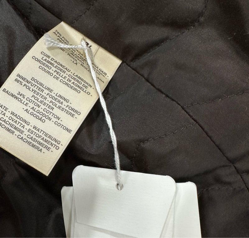 Hermes 愛馬仕 羊駝毛連帽短外套 34碼 全新吊牌-5