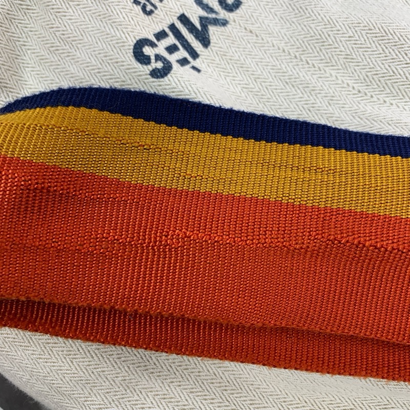 Hermes 沙灘布袋背包 chevron canvas backpack 48H-14