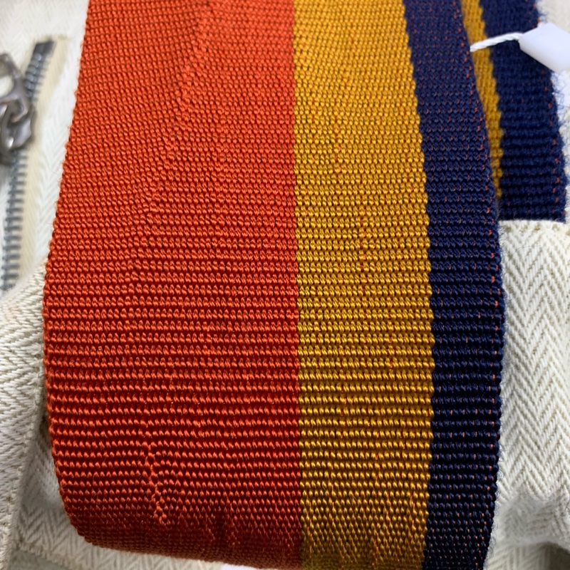 Hermes 沙灘布袋背包 chevron canvas backpack 48H-16