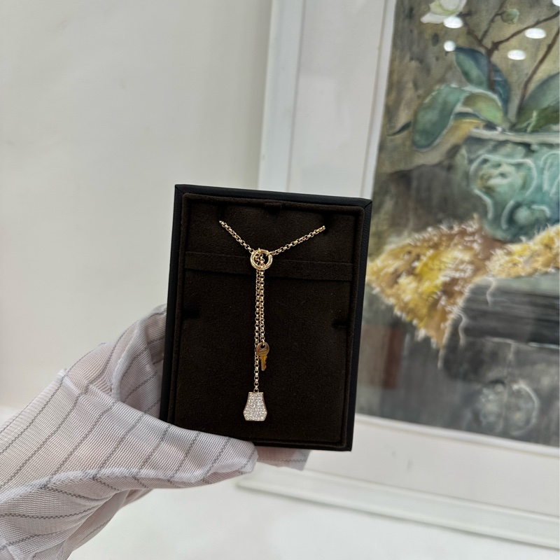 Hermes 愛馬仕 Kelly Clochette H220260B 玫瑰金項鍊 25年卡-2