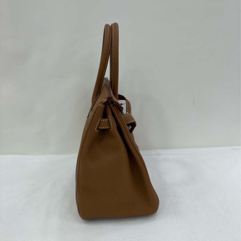 Hermes 愛馬仕 Birkin 30 37金棕銀扣 Togo皮 框Q-3