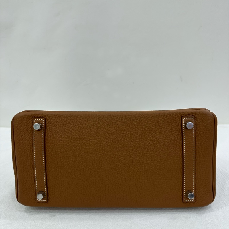 Hermes 愛馬仕 Birkin 30 37金棕銀扣 Togo皮 框Q-5