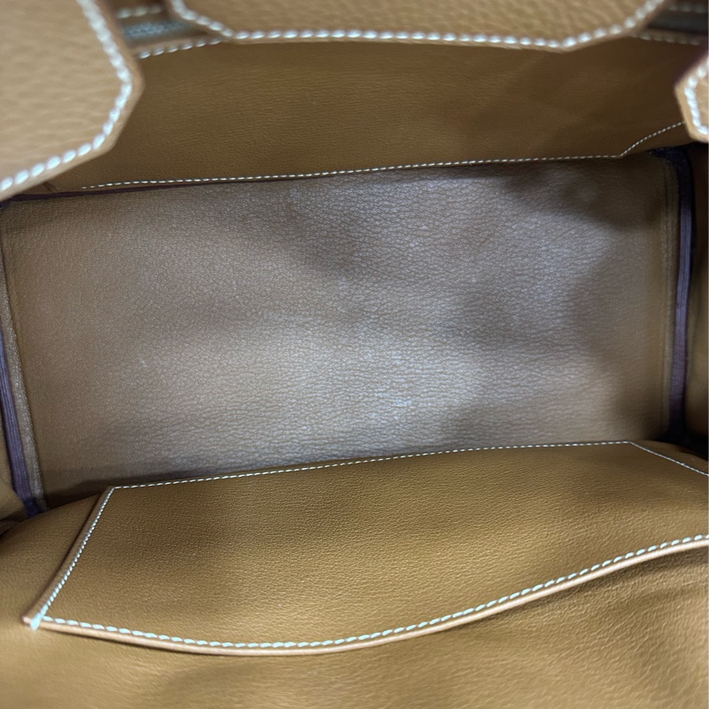 Hermes 愛馬仕 Birkin 30 37金棕銀扣 Togo皮 框Q-8