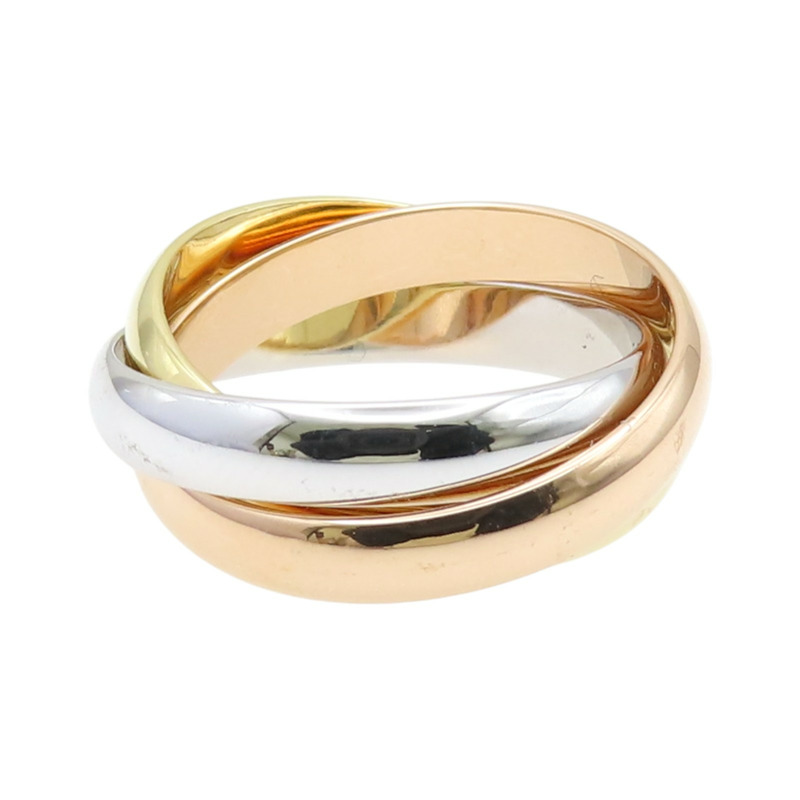 18K 三色三金 Trinity 三環戒指【Cartier 卡地亞】-4