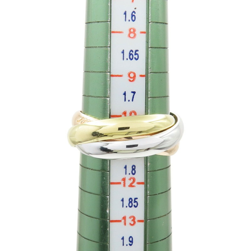 18K 三色三金 Trinity 三環戒指【Cartier 卡地亞】-9
