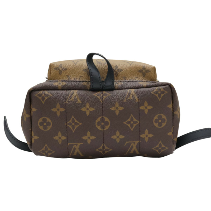 棕色 原花帆布 Palm Springs PM 後背包【LOUIS VUITTON LV 路易威登】 M43116-3