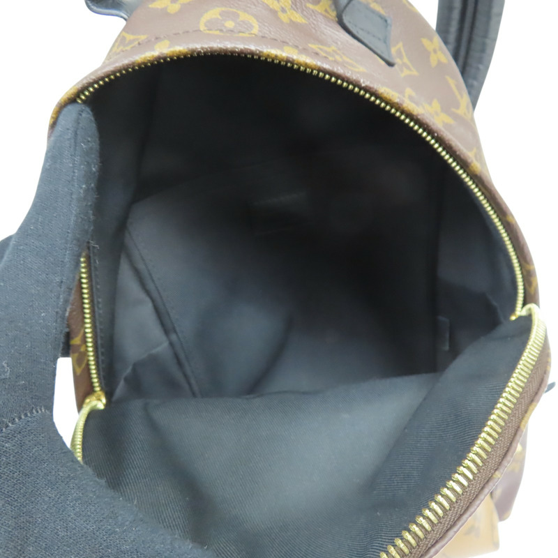 棕色 原花帆布 Palm Springs PM 後背包【LOUIS VUITTON LV 路易威登】 M43116-4