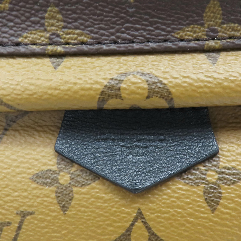 棕色 原花帆布 Palm Springs PM 後背包【LOUIS VUITTON LV 路易威登】 M43116-6