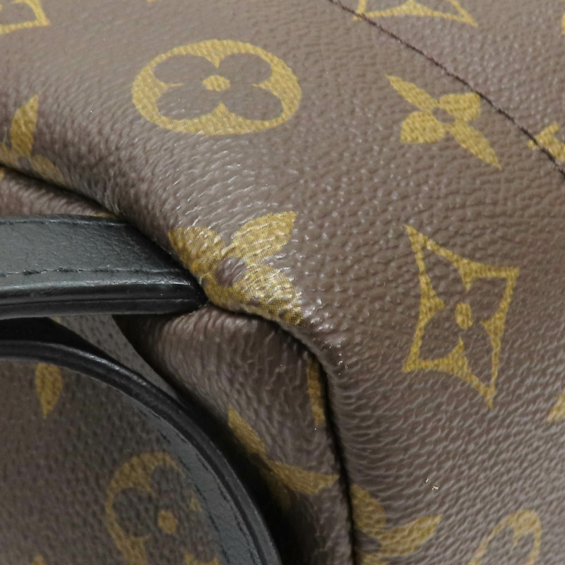 棕色 原花帆布 Palm Springs PM 後背包【LOUIS VUITTON LV 路易威登】 M43116-12