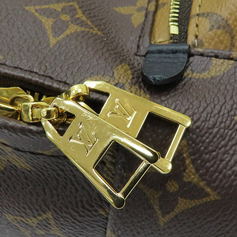棕色 原花帆布 Palm Springs PM 後背包【LOUIS VUITTON LV 路易威登】 M43116-14