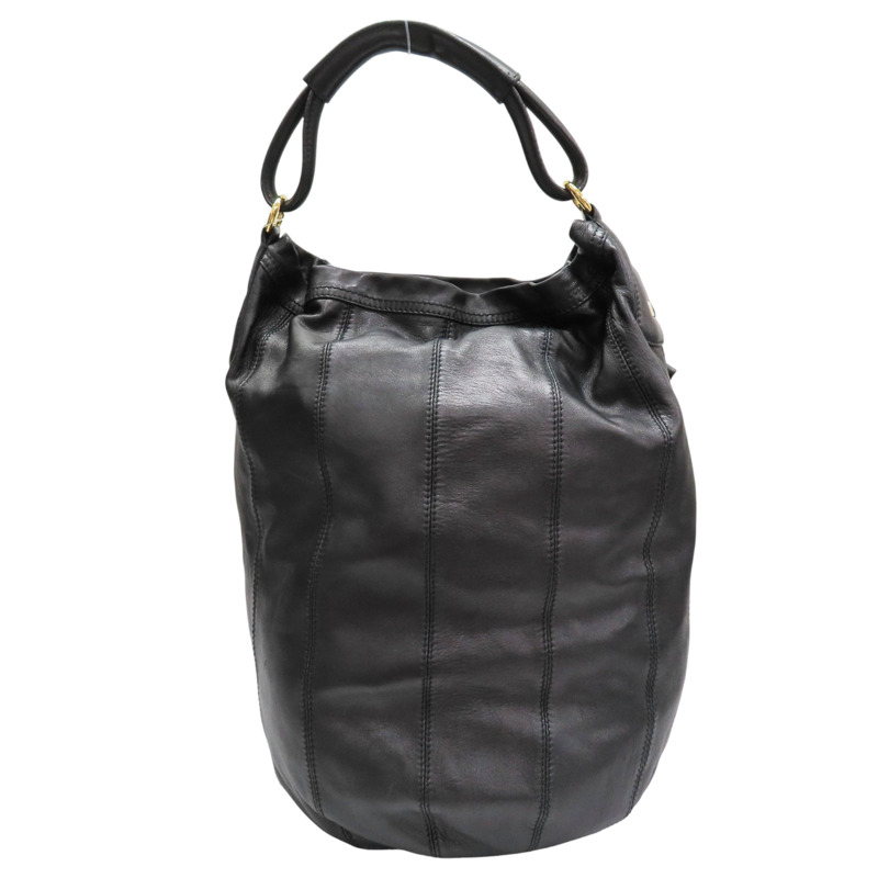 黑色 羊皮 Rose Vertigo 水桶 手提包【 Valentino范倫鐵諾 】-1