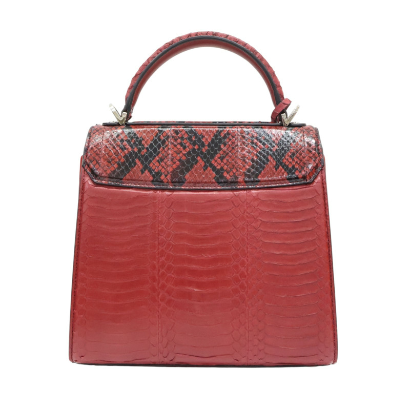 紅色 蛇皮 Boxyz Handle 兩用包【Salvatore Ferragamo 費拉格慕】 21 I061/00-1