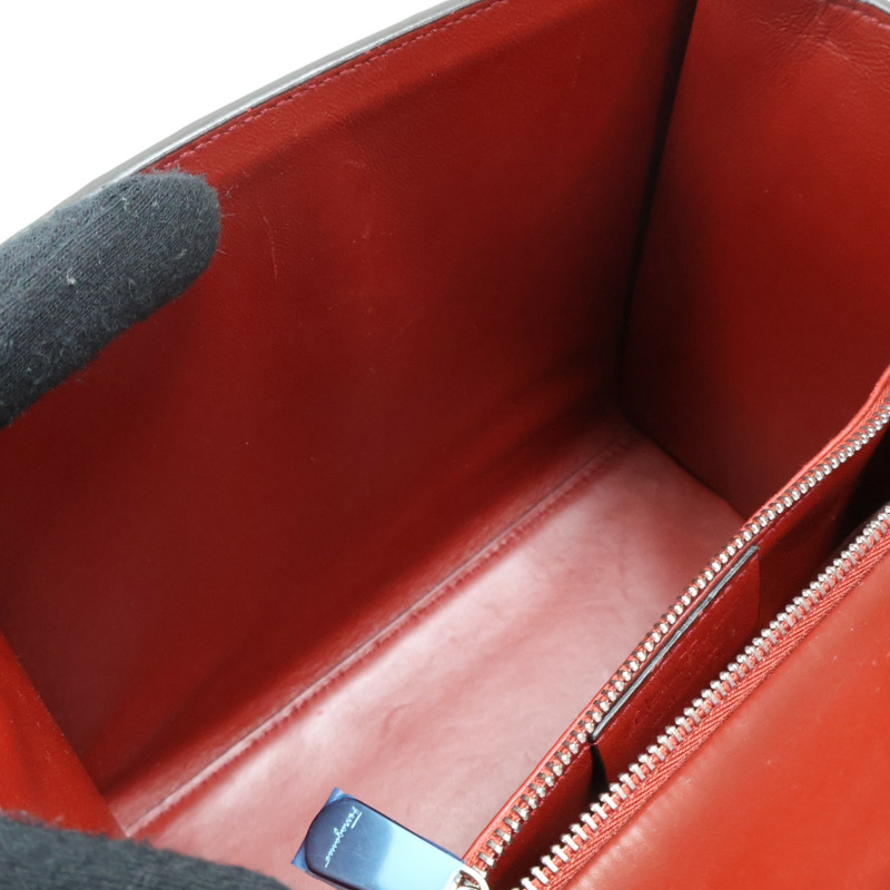 紅色 蛇皮 Boxyz Handle 兩用包【Salvatore Ferragamo 費拉格慕】 21 I061/00-5