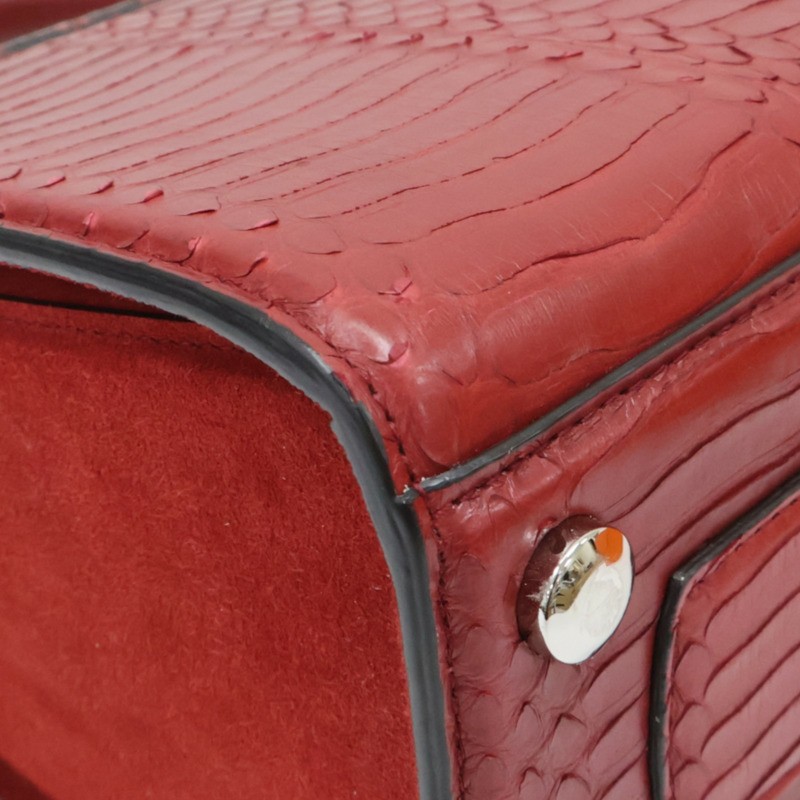 紅色 蛇皮 Boxyz Handle 兩用包【Salvatore Ferragamo 費拉格慕】 21 I061/00-11